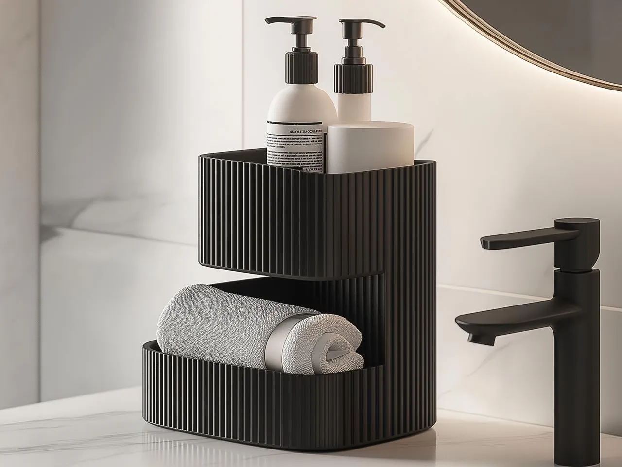 Modern Bathroom Organizer